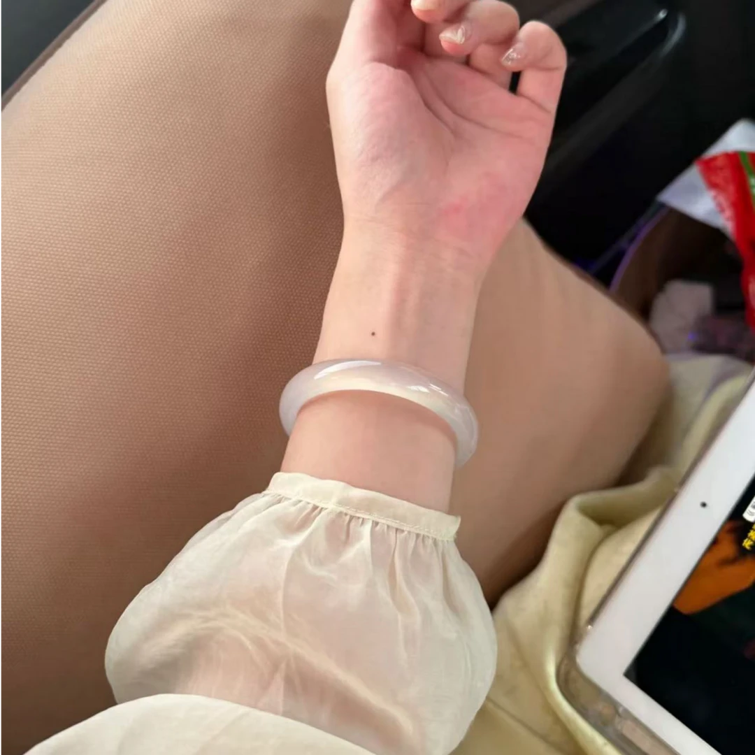 天然玉石玛瑙白月光荔枝冻冰透多样性发一