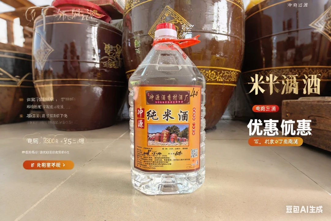 广东正宗【土炮纯米酒】米香型高度纯粮食酒桶装白酒泡酒公文包醪糟