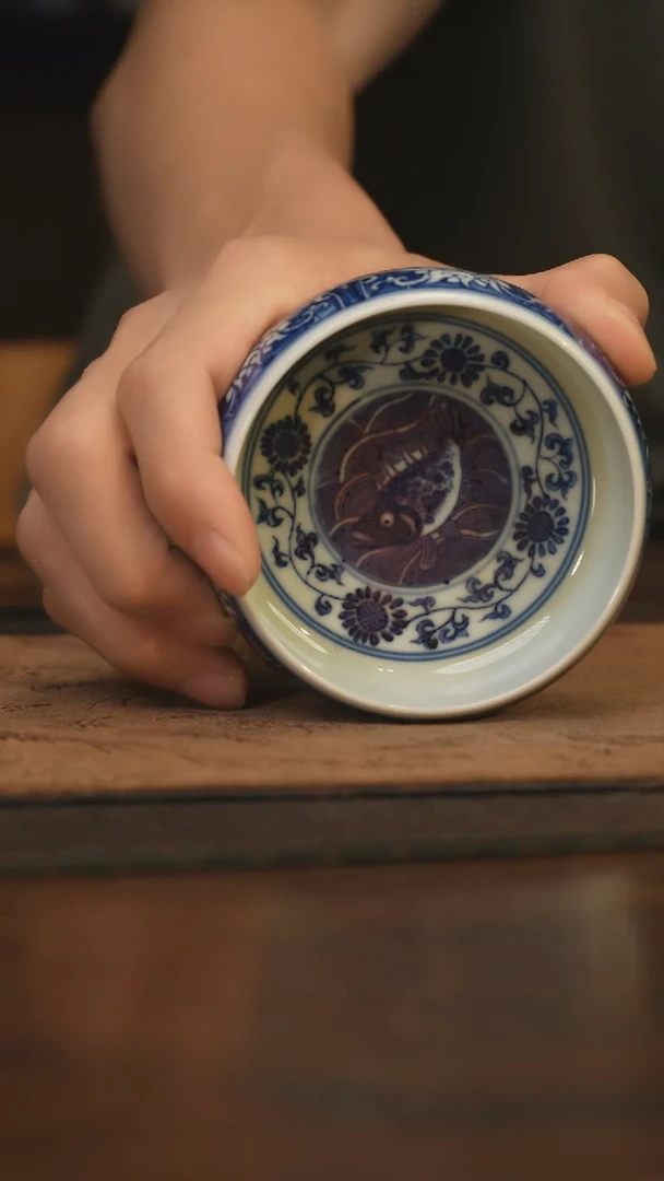 瓷片柴窑青花破价福利