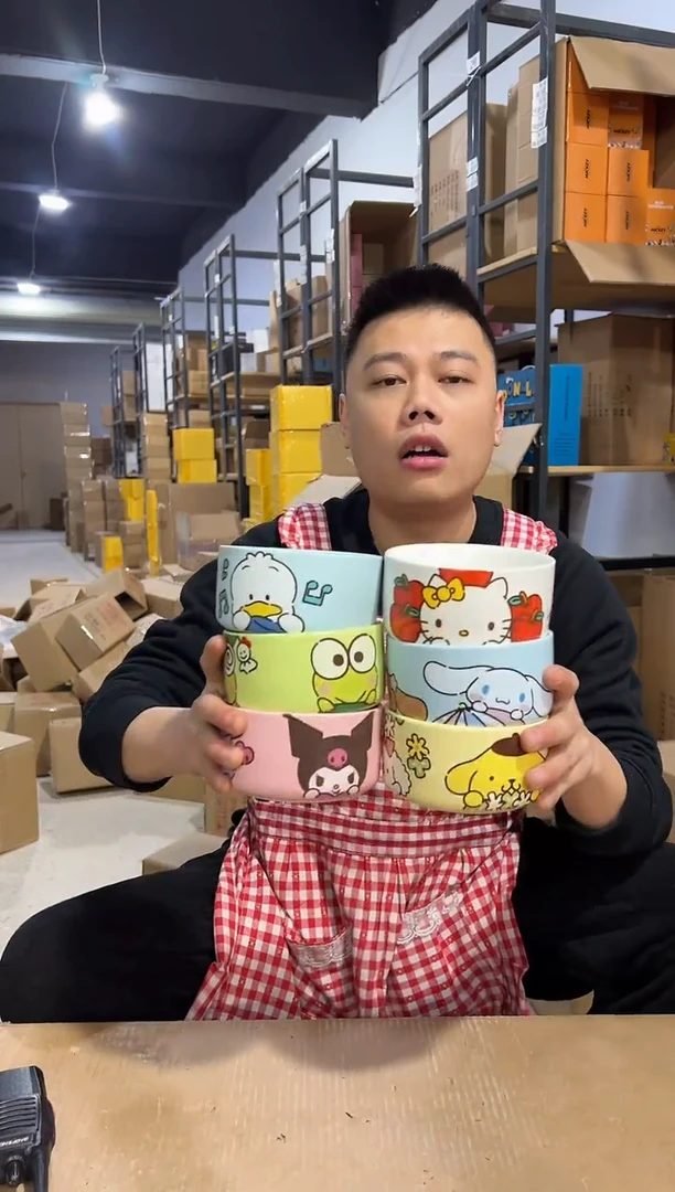 【闪购商品】杯三利鸥饭碗6件套