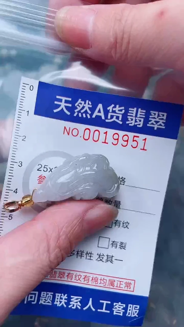 翡翠未镶嵌吊坠(不含链)1