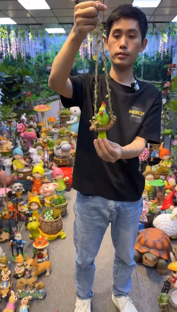 无花朵花园庭院摆件&00&