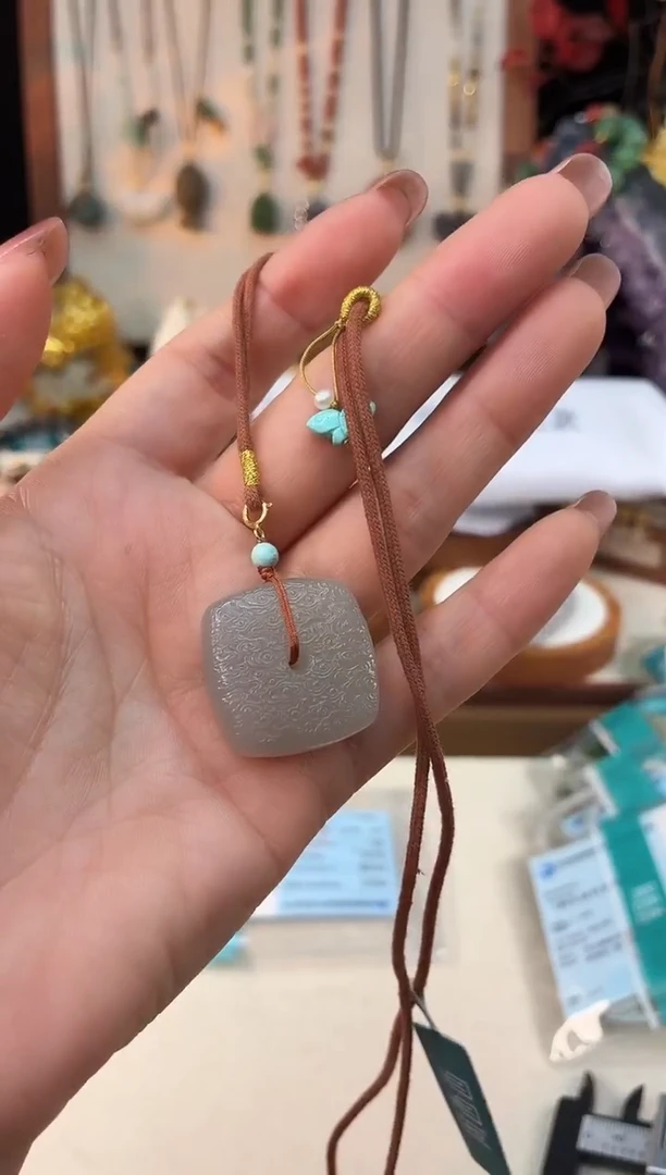 未镶嵌和田玉吊坠@@A6921D018354-1