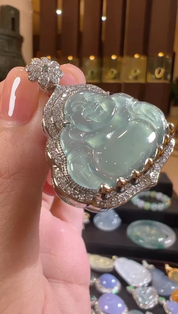 翡翠未镶嵌吊坠(不含链)天然A货翡翠SW04多样性发一