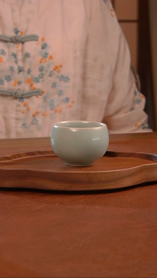 瓷片666号龙蛋杯 茗