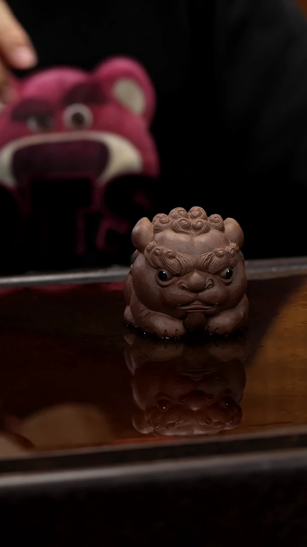 紫砂茶宠紫砂狮子