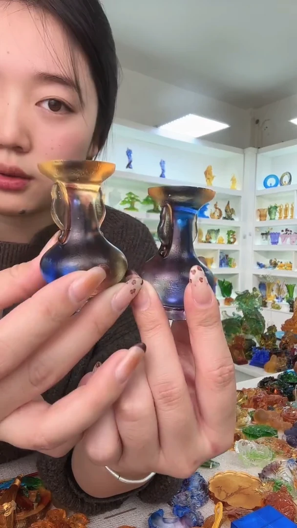 手工艺品琉璃瓶子彩色