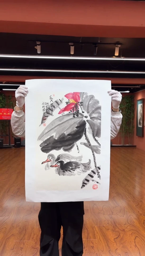 国画孙桂国老师作品，带合影证书18-21