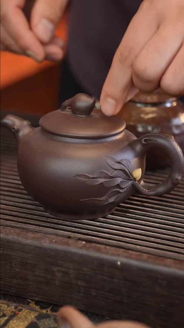 茶壶紫砂原矿手工制作
