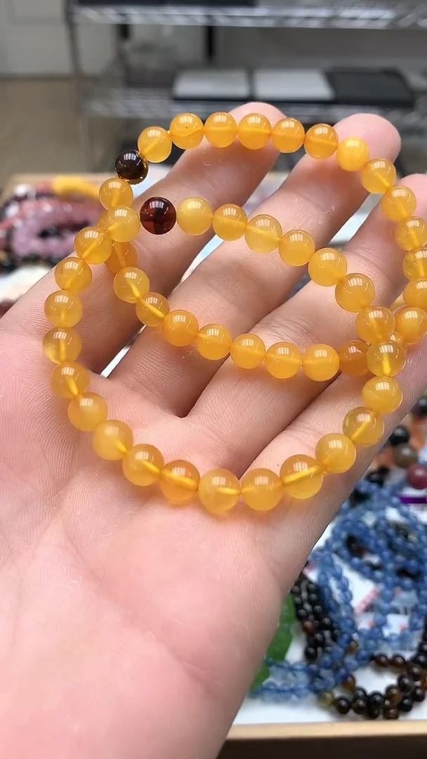 【闪购商品】蜜蜡手链未镶嵌手链26