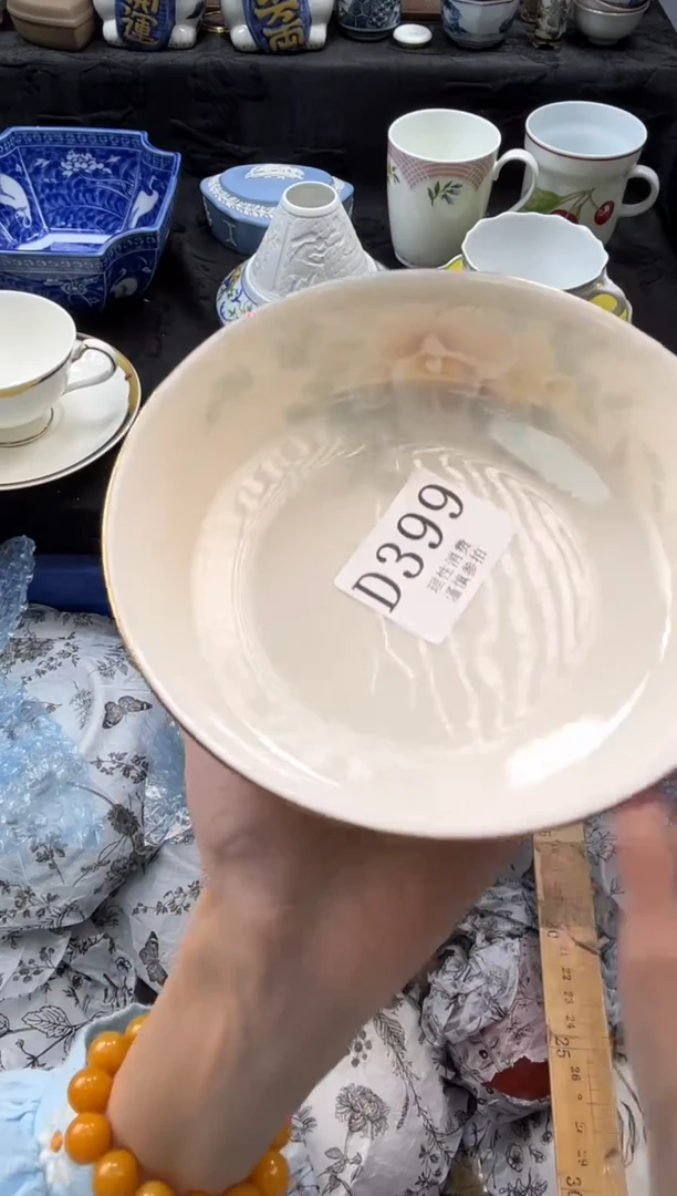 瓷片花**风       D399