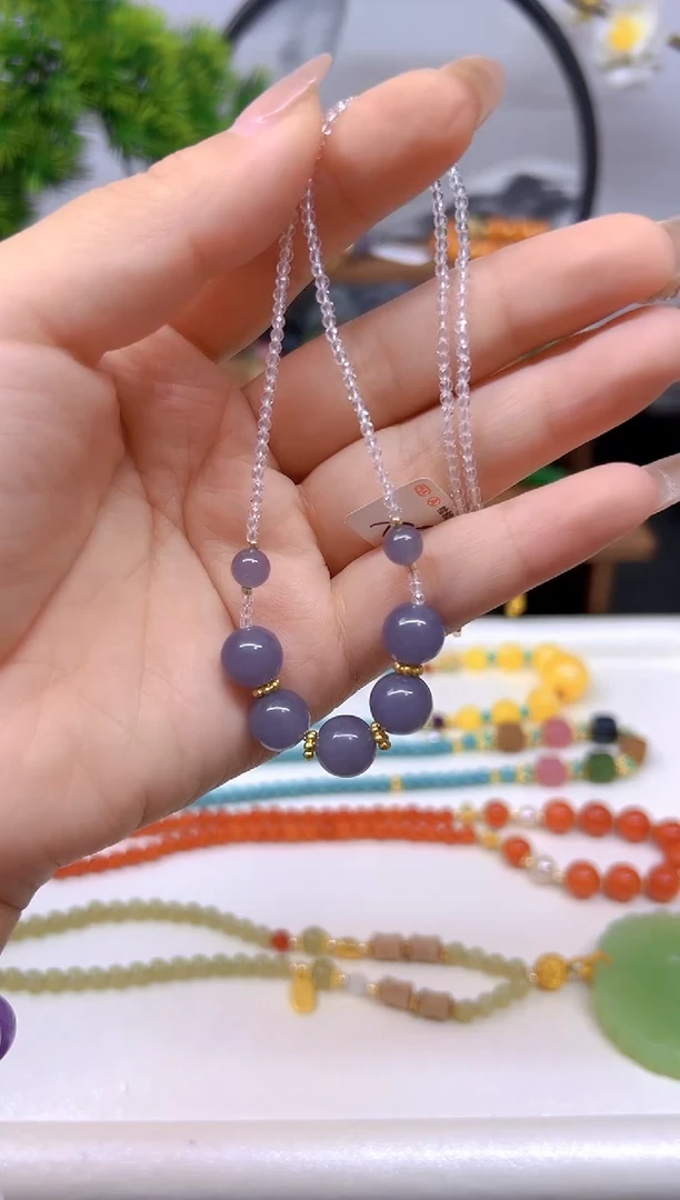 和田玉未镶嵌颈饰X631