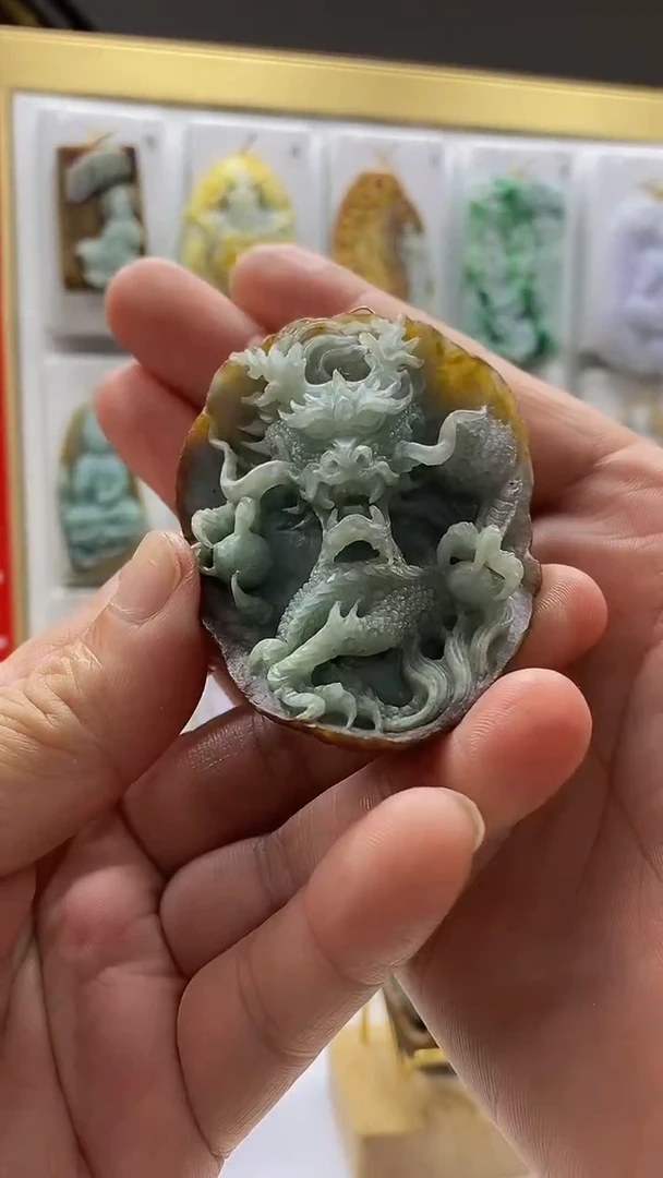 定制翡翠未镶嵌福*翡翠A货2025/7/6