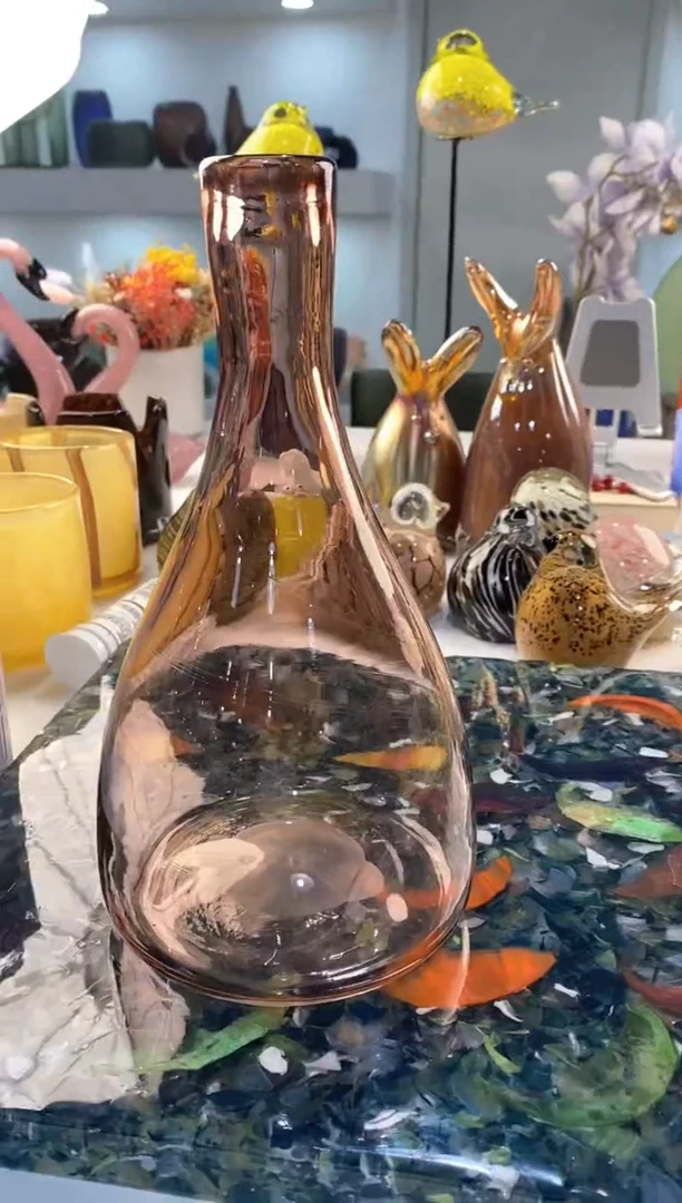 【闪购商品】琉璃慕忆家花瓶微瑕