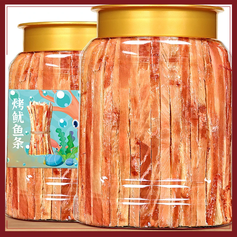 鱿鱼条手撕鱿鱼条原味熟食优选即食海鲜解馋小零食小吃休闲食品