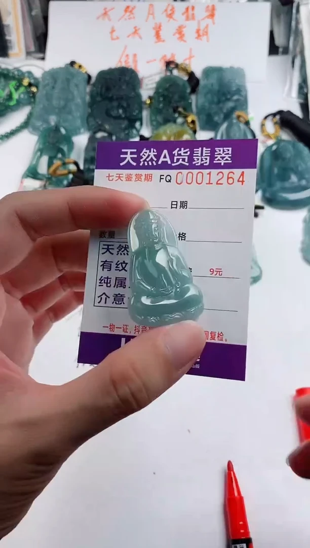 颈饰未镶嵌翡翠多样性随机一件发货 素衣观音29.9