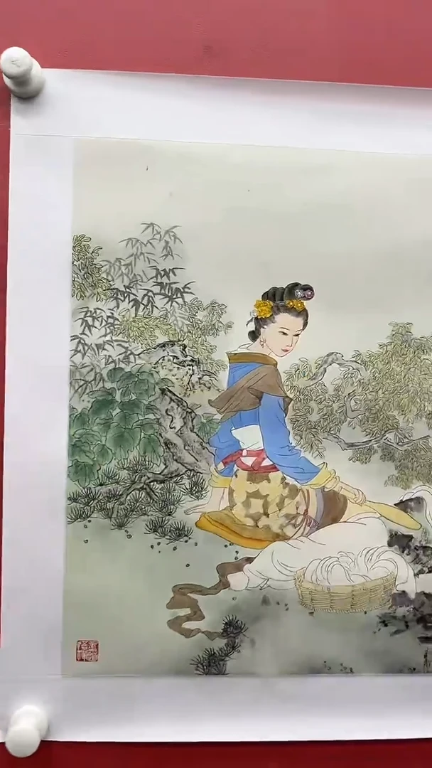 国画李耀春-2平尺-人物
