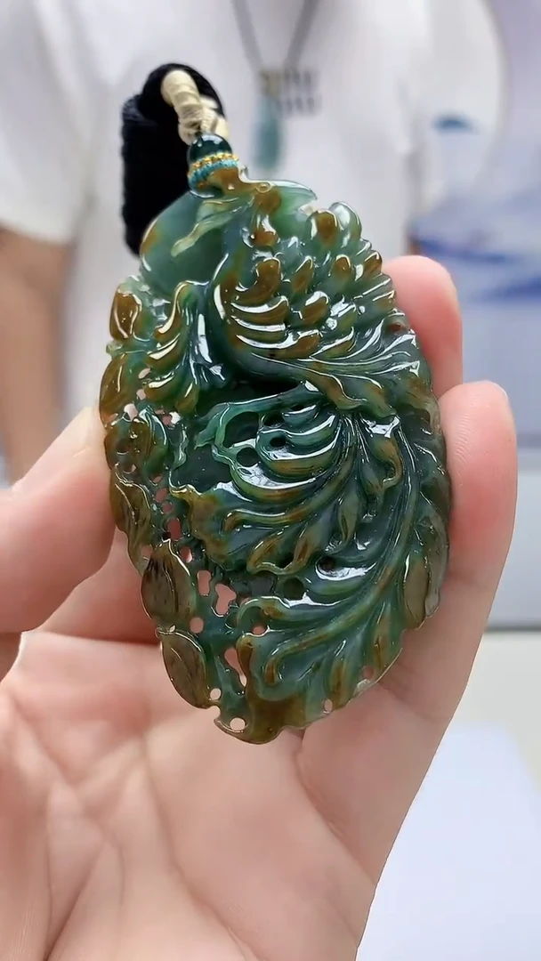 定制翡翠未镶嵌5028bb-毛货挂件21