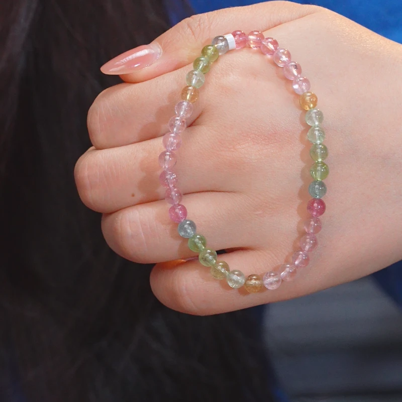 碧玺手串未镶嵌多样性发 @@N7676