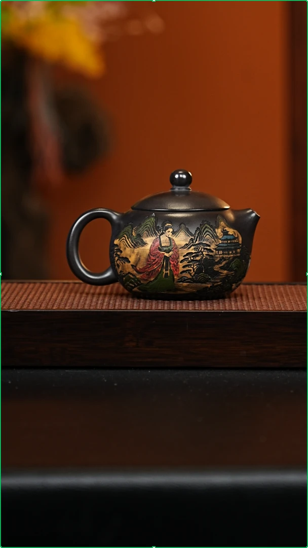 宜兴紫砂 西施 石黄 李琴 h651