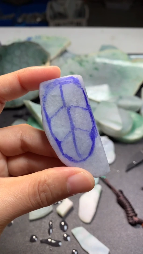 【闪购商品】翡翠颈饰未镶嵌料子