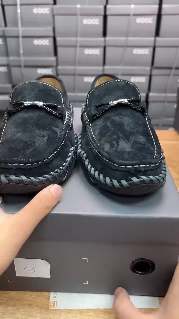 头层牛皮闪电购46号头层牛皮高端皮鞋40码