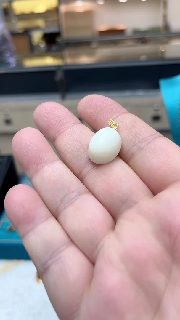 【闪购商品】蛋白石颈饰银S925镶嵌吊坠