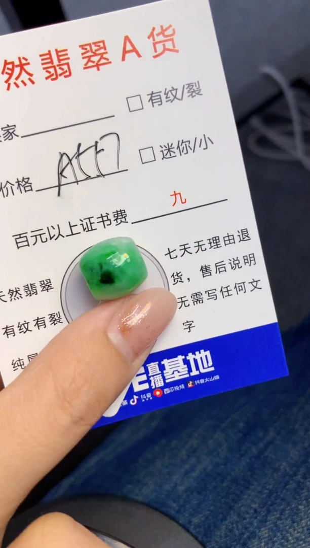 颈饰未镶嵌翡翠天然A货缅甸翡翠百元以上9元证书费自理