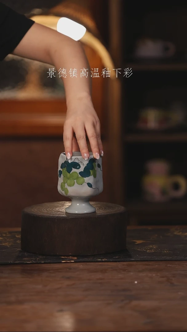 陶瓷景德镇高温釉下手绘陶瓷175