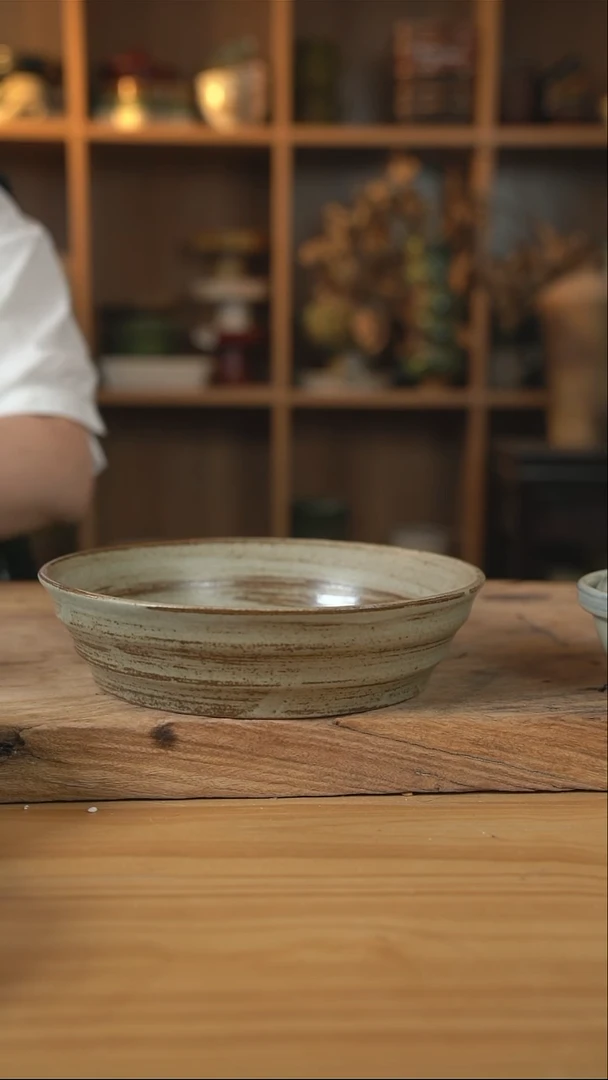 岁月风情的9英寸螺纹直筒盘