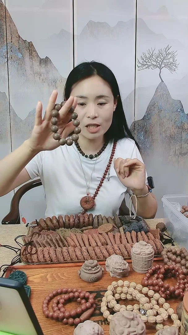 泥塑桃园龟龄香方手串