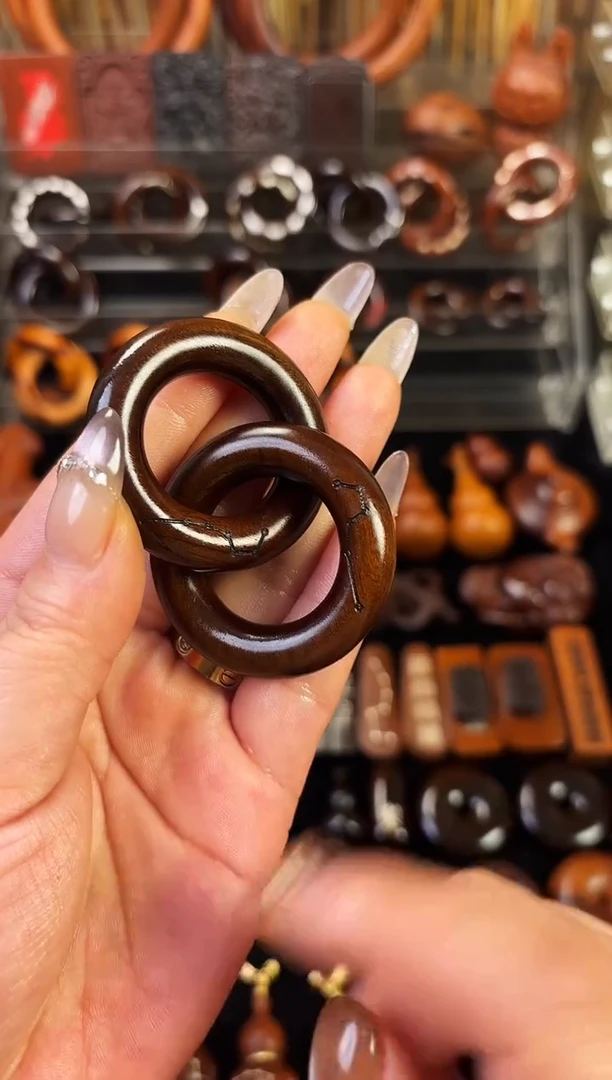 雷枣木玉化乾坤圈2.5