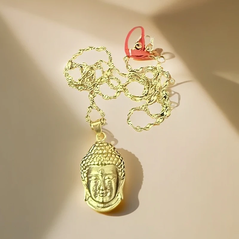 铜项链 2025n男女同款项链佛头