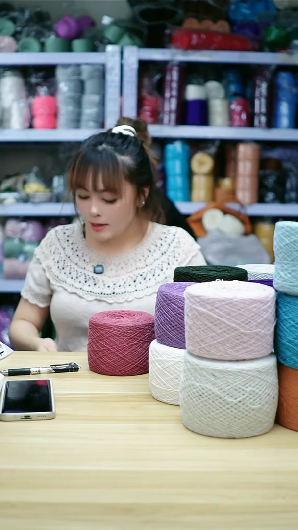 羊绒欢姐手编线133