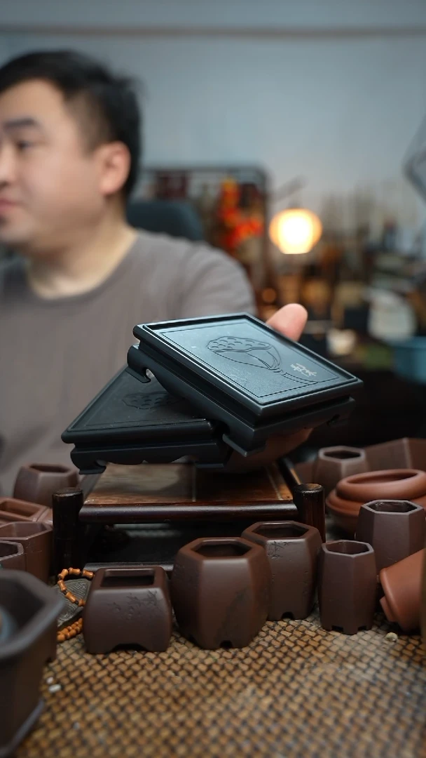 紫砂花盆長木軒几架1+1