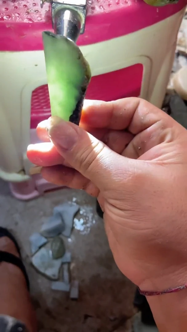 配石翡翠翡翠边角料未加工46