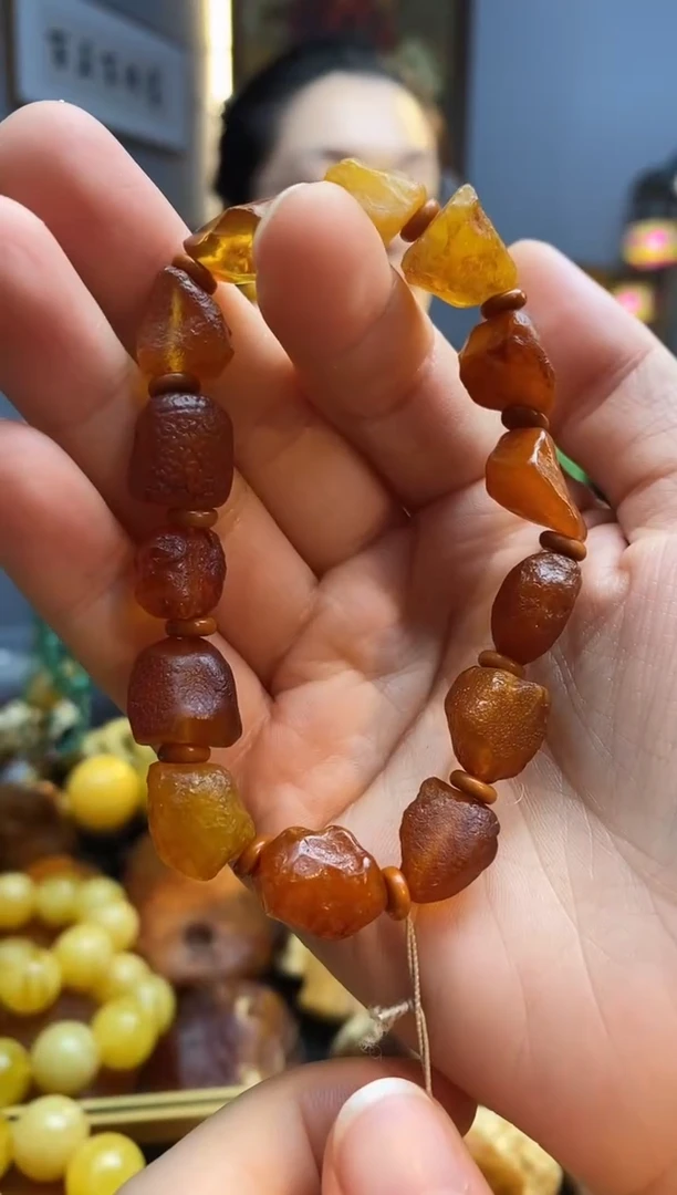 手串琥珀未镶嵌手串