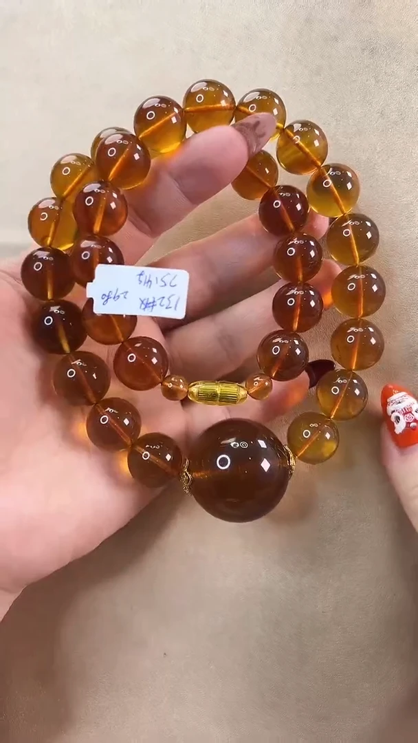 【闪购商品】琥珀颈饰未镶嵌项链