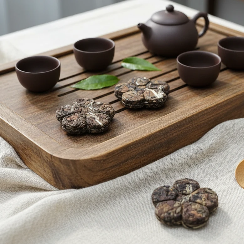 【江缘】福鼎白茶， 喜上梅梢·五朵梅·2012·贡眉 ·荒野高山·特制