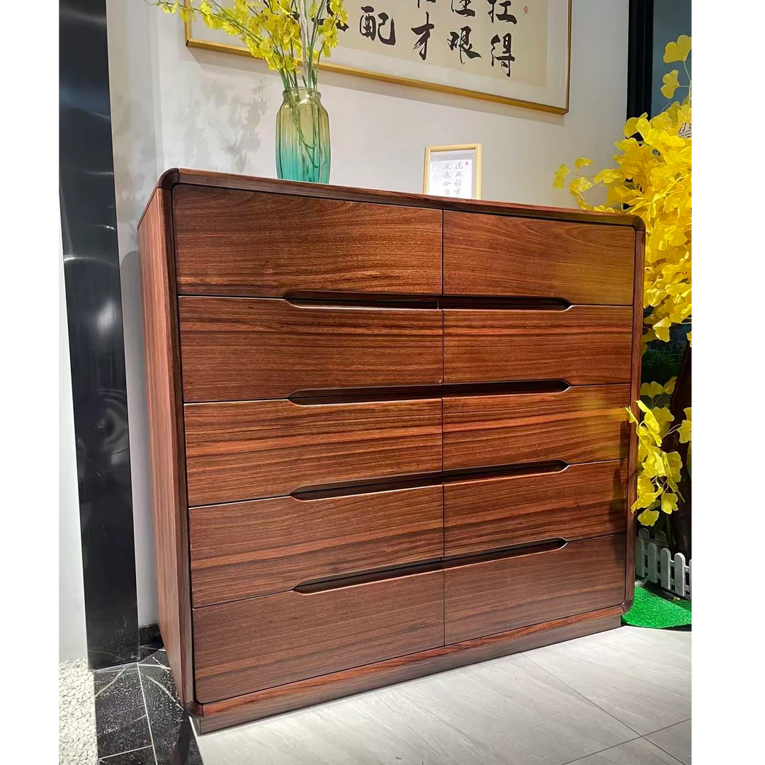 乌金木十斗柜储物柜
