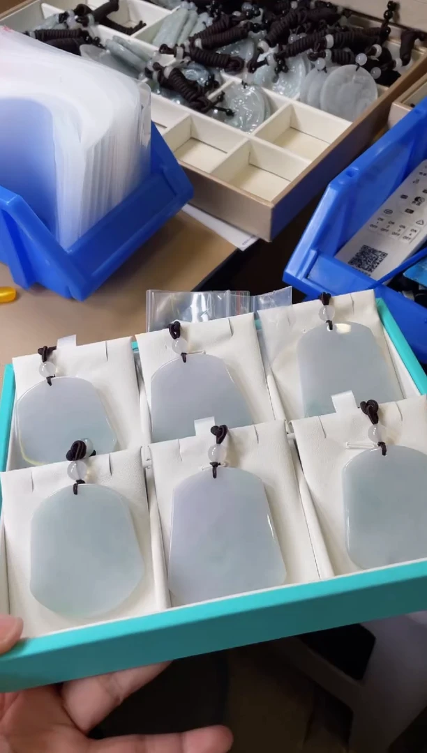 【闪购商品】翡翠颈饰未镶嵌天然缅甸A货翡翠多样性发一无事牌103