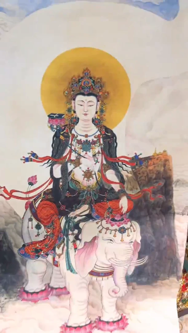 卷轴画东东唐卡tk16