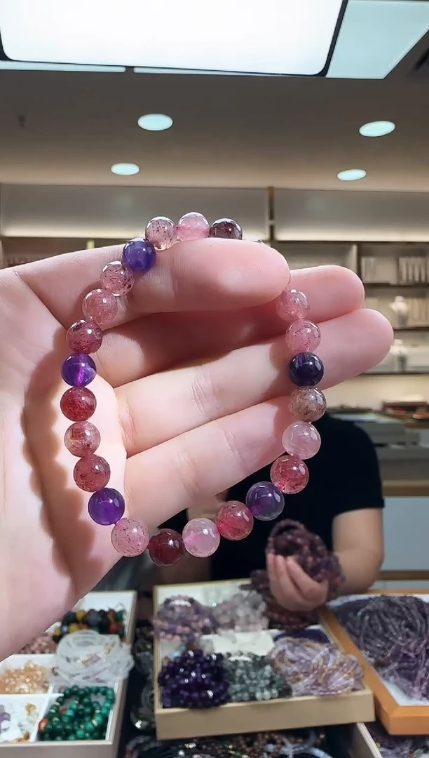 【闪购商品】水晶超八手串库存有限售完即止未镶嵌