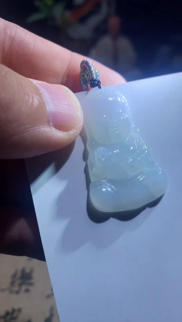 颈饰未镶嵌翡翠宝宝佛