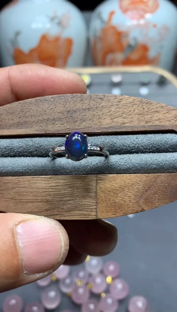 【闪购商品】欧泊戒指未镶嵌W10（随机性发货只发一单）