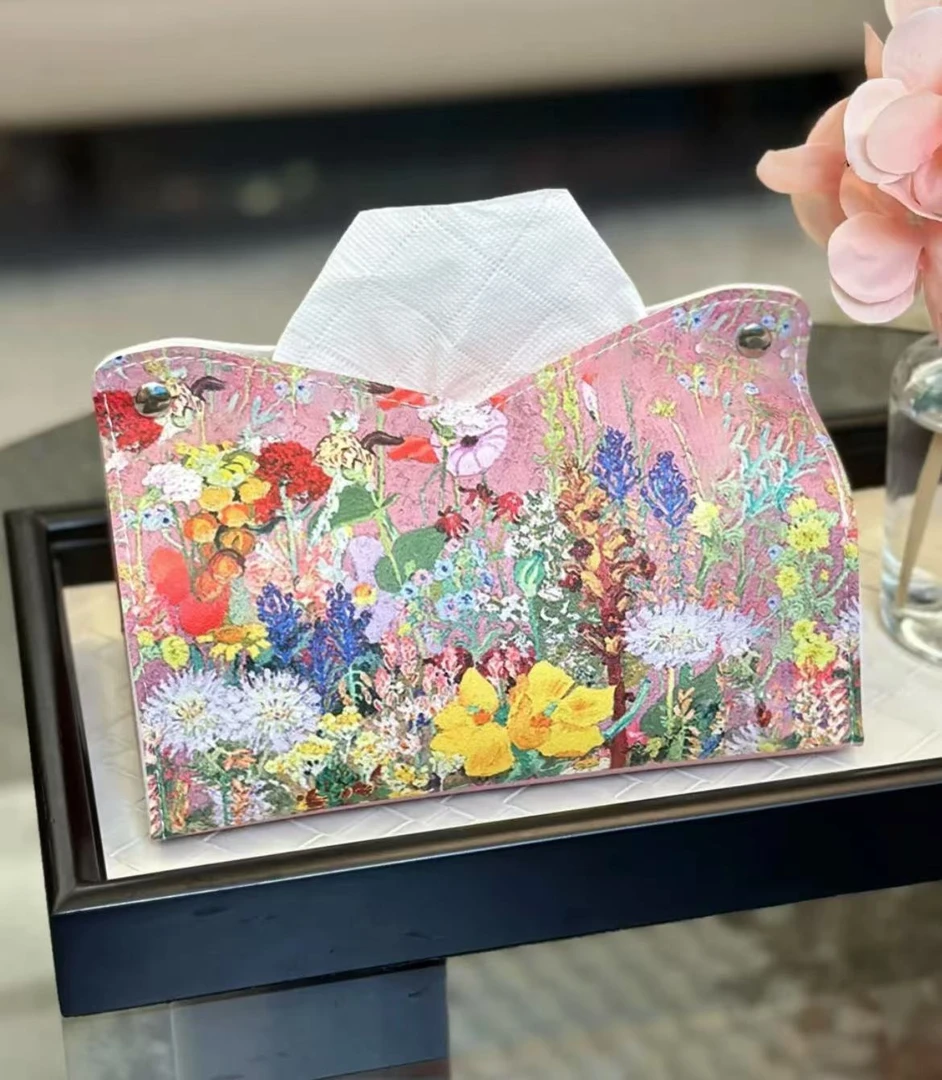 [两只装]莫里斯皮革防水纸巾盒