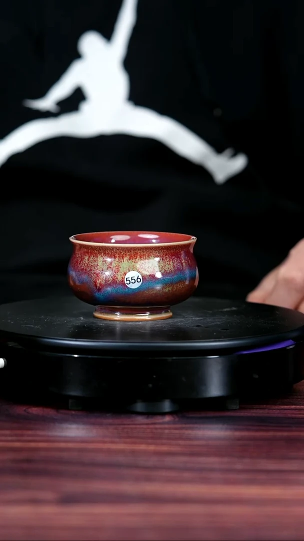 556#李盼龙一级品原矿钧瓷卢氏杯