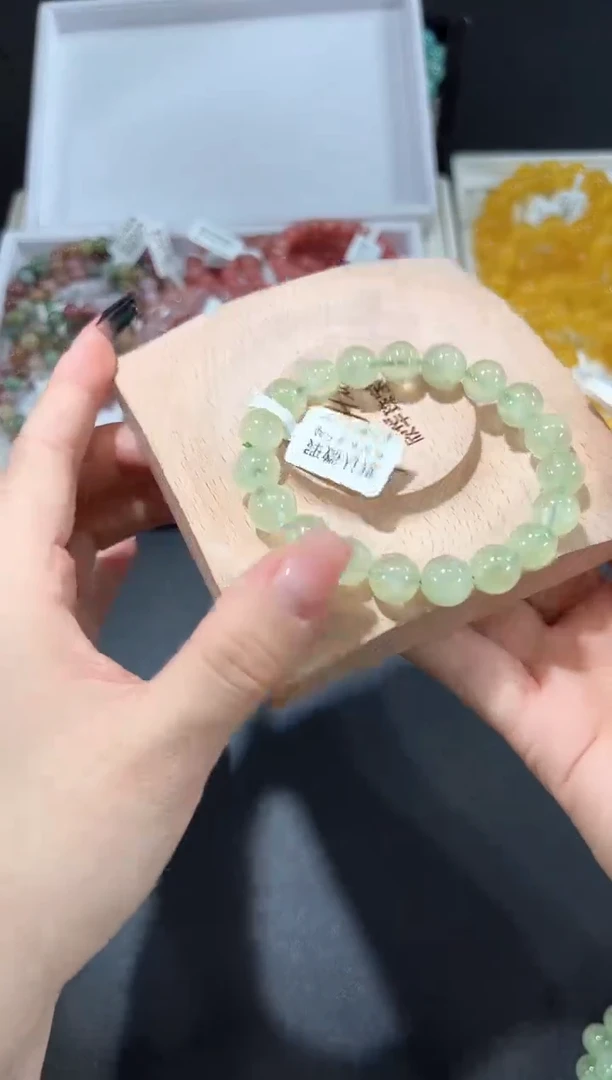 未镶嵌葡萄石手串88d多样性发其一【1条】默认微瑕