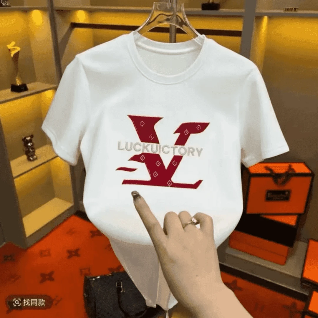 H2-2025新款百搭舒适短袖T恤男女同款简约打底衫上衣男女同款短袖