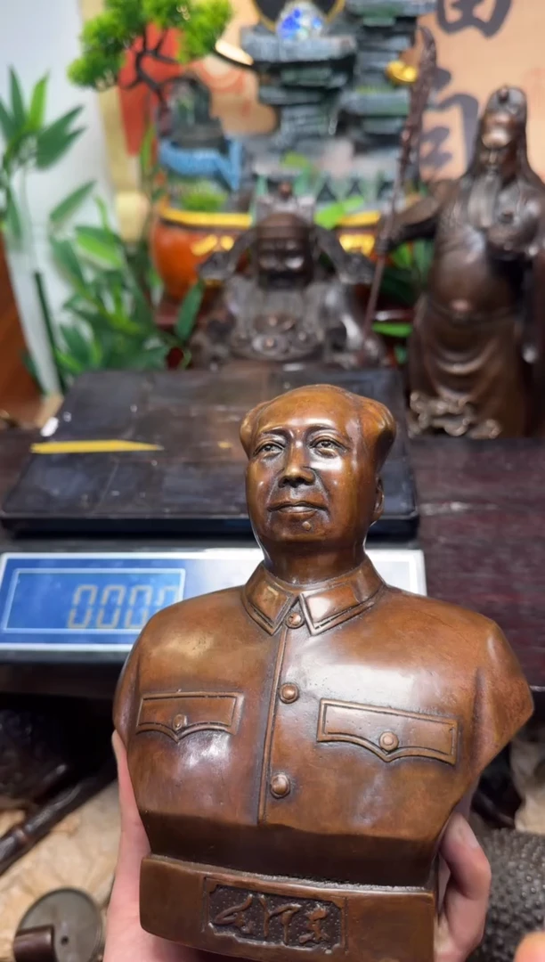 潼潼古铜只卖真铜！（半身伟人像）